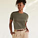 Women's Relaxed Supima Cotton Short Sleeve Crewneck T-Shirt, alternative image