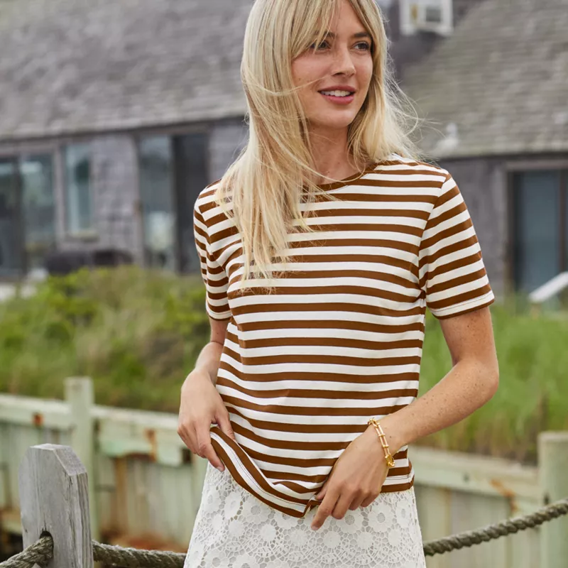 Supima Cotton Crew Neck T-Shirt, alternative image