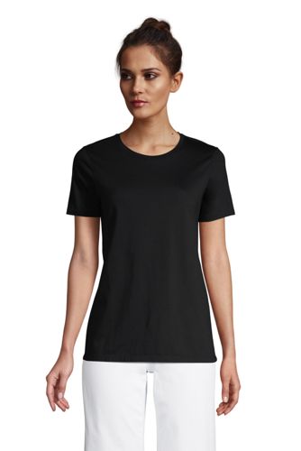 Le T-Shirt Supima à Manches Courtes, Femme Stature Standard image number 6