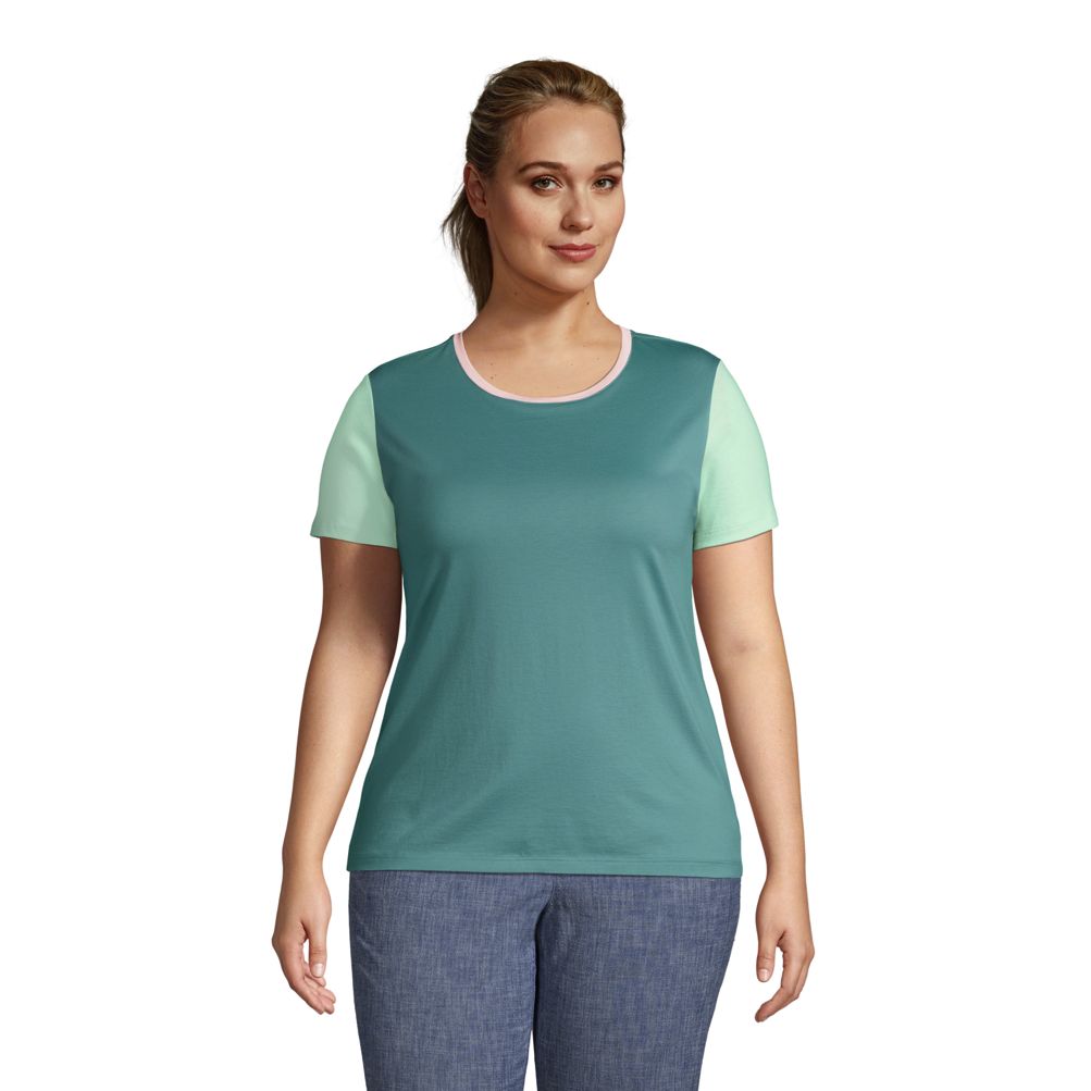 Women's Plus Size Relaxed Supima Cotton T-Shirt