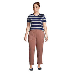 Women's Plus Size Relaxed Supima Cotton Short Sleeve Crewneck T-Shirt, alternative image