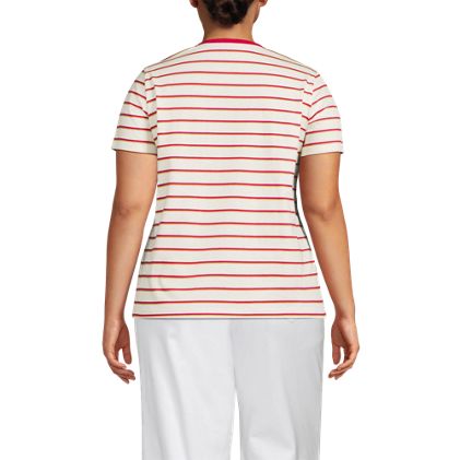 Women's Plus Size Relaxed Supima Cotton Crew Neck T-Shirt - image 2