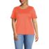 Women's Plus Size Relaxed Supima Cotton Crew Neck T-Shirt, Front