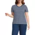 Plus Size Supima Cotton Crewneck T-Shirt, Front