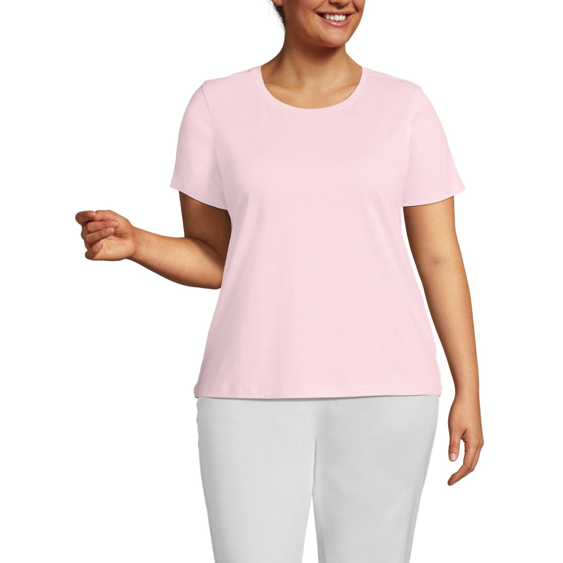 Women's Relaxed Supima Cotton Crew Neck T-Shirt