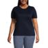 Women's Plus Size Relaxed Supima Cotton Crew Neck T-Shirt, Front