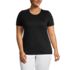 Women's Plus Size Relaxed Supima Cotton Crew Neck T-Shirt, Front