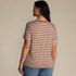Women's Plus Size Relaxed Supima Cotton Crew Neck T-Shirt, Back