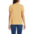 Women's Petite Relaxed Supima Cotton V-Neck T-Shirt, Back