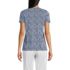 Women's Petite Relaxed Supima Cotton V-Neck T-Shirt, Back