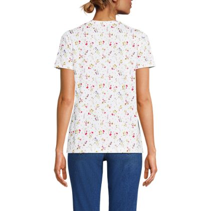 Women's Relaxed Supima Cotton V-Neck T-Shirt - image 2
