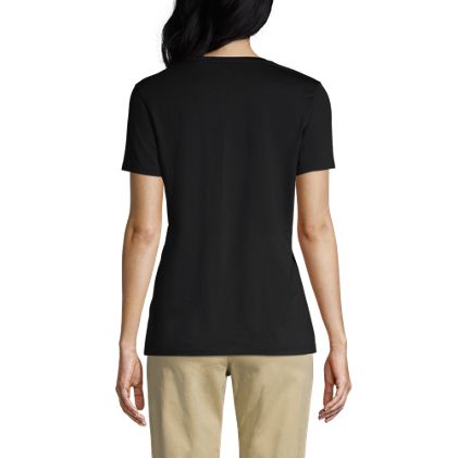 Women's Relaxed Supima Cotton V-Neck T-Shirt - image 2