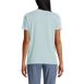Women's Relaxed Supima Cotton Short Sleeve V-Neck T-Shirt, Back