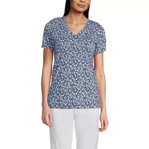 Supima Cotton V-Neck T-Shirt, Front