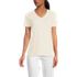 Women's Relaxed Supima Cotton V-Neck T-Shirt, Front