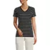 Petite Supima Cotton V-Neck T-Shirt, Front