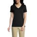 Women's Tall Relaxed Supima Cotton V-Neck T-Shirt, Front