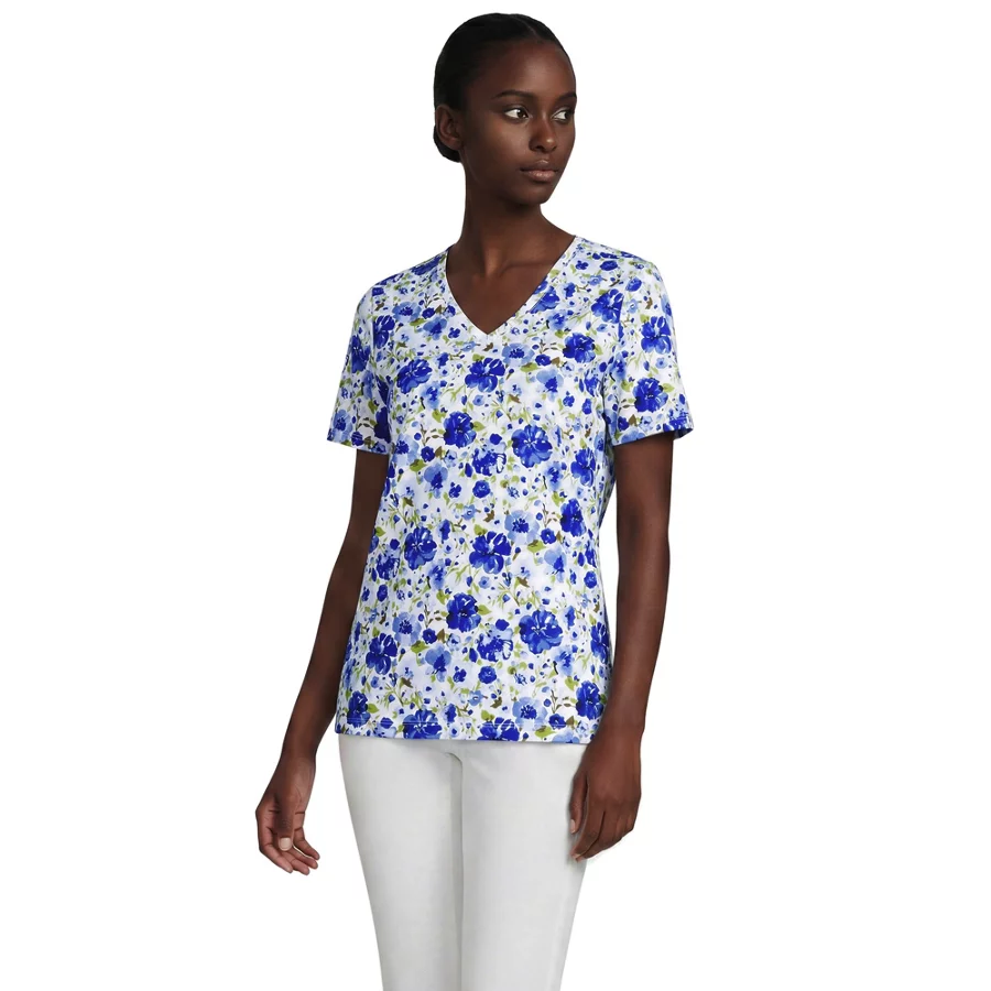 Women's Relaxed Supima Cotton T Shirt view 2