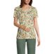 Women's Tall Relaxed Supima Cotton V-Neck T-Shirt, Front