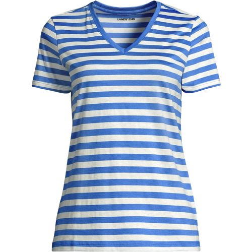 Image of Women's Relaxed Supima Cotton V-Neck T-Shirt