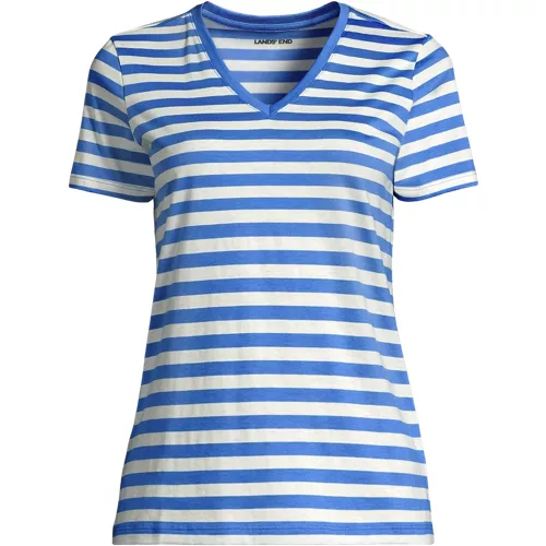 Supima Cotton V-Neck T-Shirt, Front