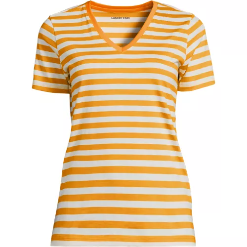 Supima Cotton V-Neck T-Shirt, Front
