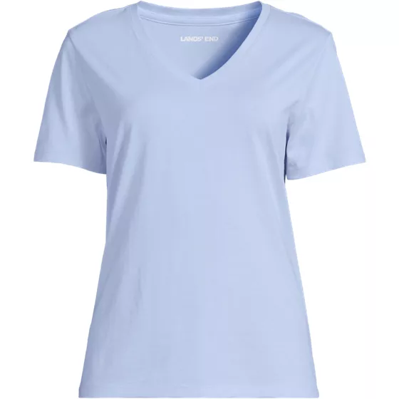Petite Supima Cotton V-neck T-Shirt - primary