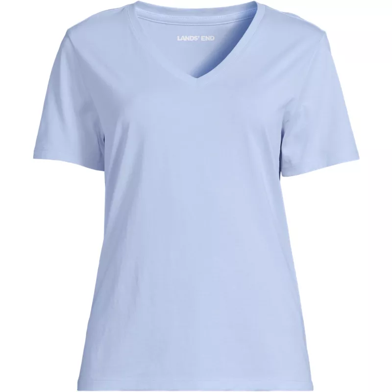Supima Cotton V-neck T-Shirt, Front