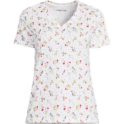 Women's Relaxed Supima Cotton V-Neck T-Shirt - primary
