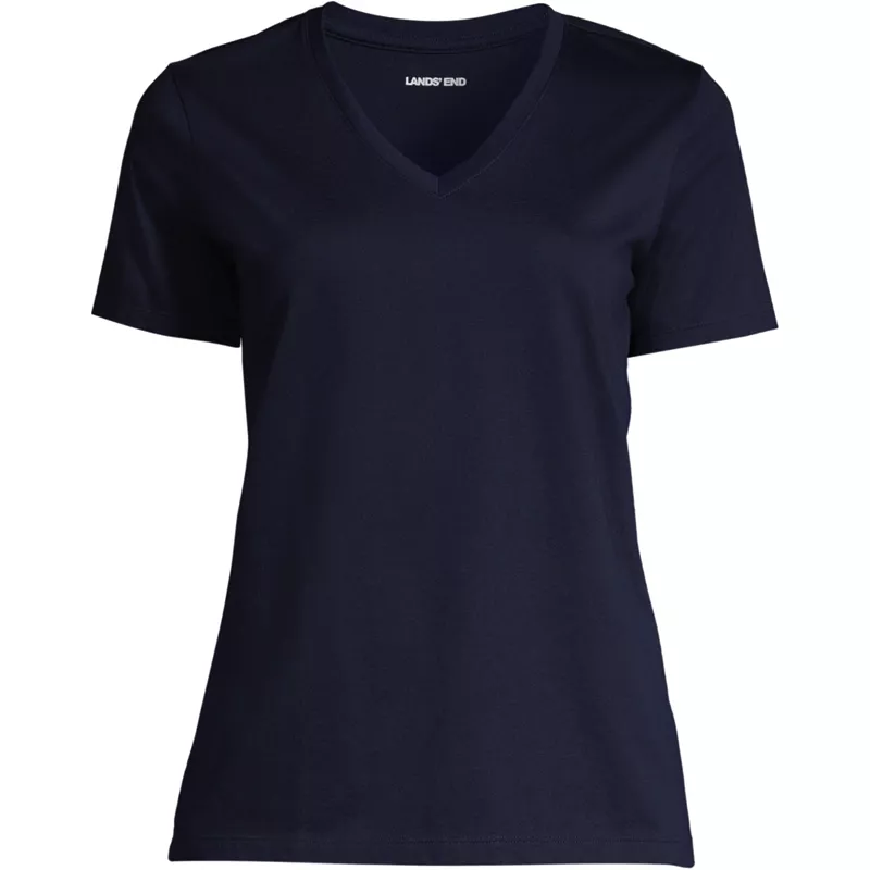 Supima Cotton V-neck T-Shirt, Front