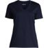 Women's Plus Size Relaxed Supima Cotton V-Neck T-Shirt, Front