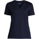 Women's Relaxed Supima Cotton V-Neck T-Shirt, Front