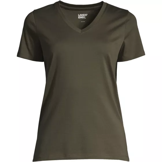 Supima Cotton V-Neck T-Shirt - primary