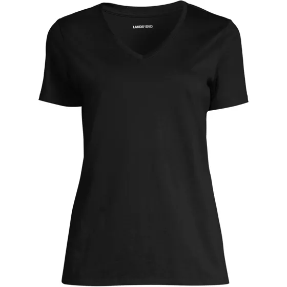 School Uniform Women's Supima Cotton V-neck T-Shirt - primary