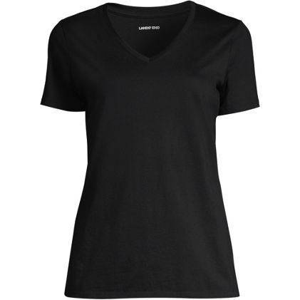 Women's Relaxed Supima Cotton V-Neck T-Shirt - primary