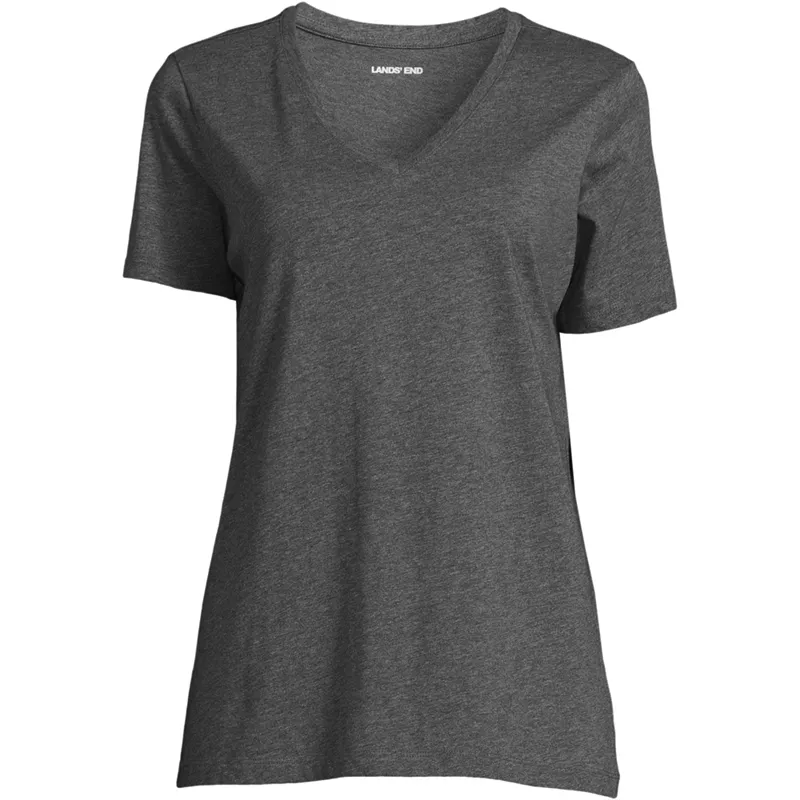 Supima Cotton V-neck T-Shirt, Front