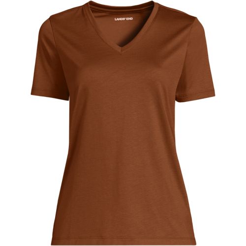 Image of Women's Relaxed Supima Cotton V-Neck T-Shirt