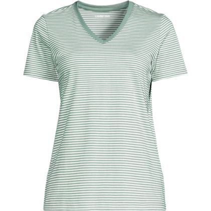 Women's Plus Size Relaxed Supima Cotton V-Neck T-Shirt - primary