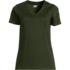 Women's Petite Relaxed Supima Cotton V-Neck T-Shirt, Front