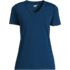Petite Supima Cotton V-Neck T-Shirt, Front