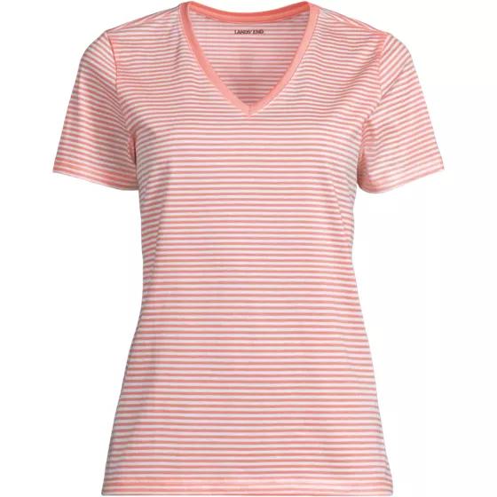 Petite Supima Cotton V-neck T-Shirt - primary