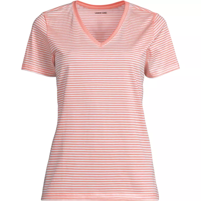 Supima Cotton V-neck T-Shirt, Front