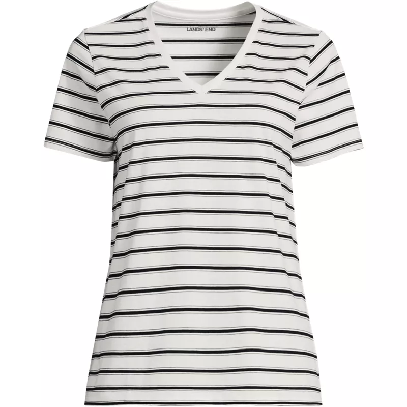 Supima Cotton V-neck T-Shirt, Front