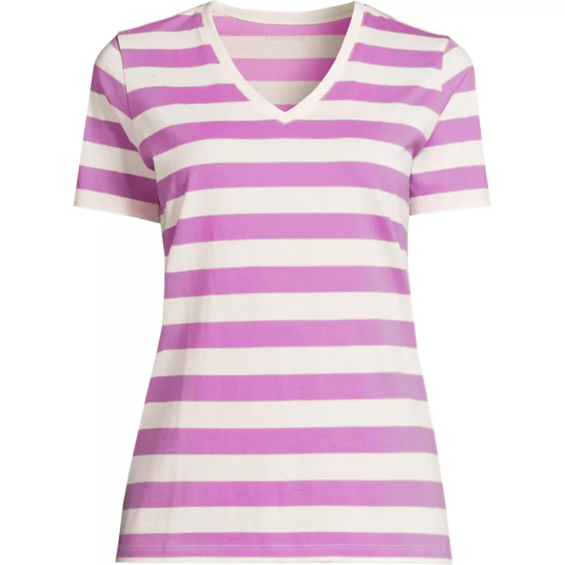 Supima Cotton V-neck T-Shirt, Front