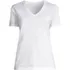 Petite Supima Cotton V-Neck T-Shirt, Front