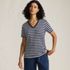Women's Relaxed Supima Cotton V-Neck T-Shirt, Front