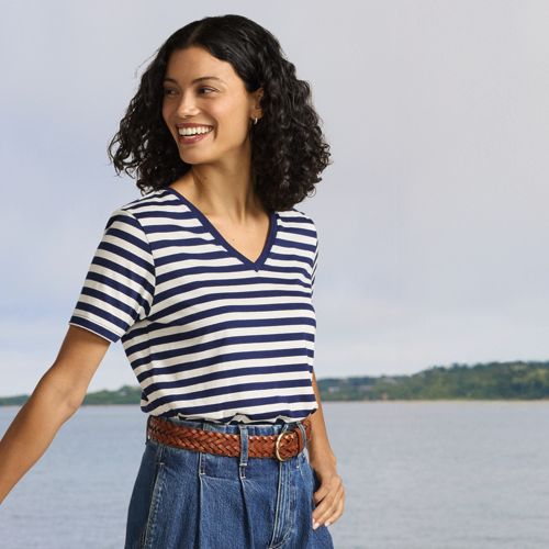 Supima Cotton V-Neck T-Shirt