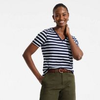 Womens Short Sleeve V-Neck T-shirts Tops & Tees | Lands' End