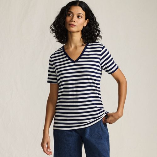 Supima Cotton V-Neck T-Shirt, alternative image