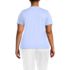 Women's Plus Size Relaxed Supima Cotton V-Neck T-Shirt, Back